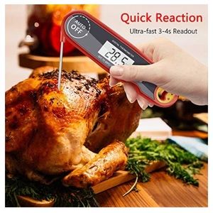 Waterproof Digital Instant Read Meat Thermometer Grill Cooking  with Backlight